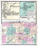 Yates Township, Lyndonville, Lake Ontario. County Line P.O., Niagara and Orleans County 1875